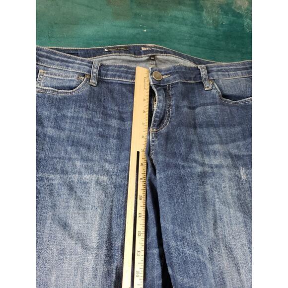 Kut From The Kloth Jeans Size 14 Womens Blue Pants Denim Catherine Straight - Picture 7 of 13